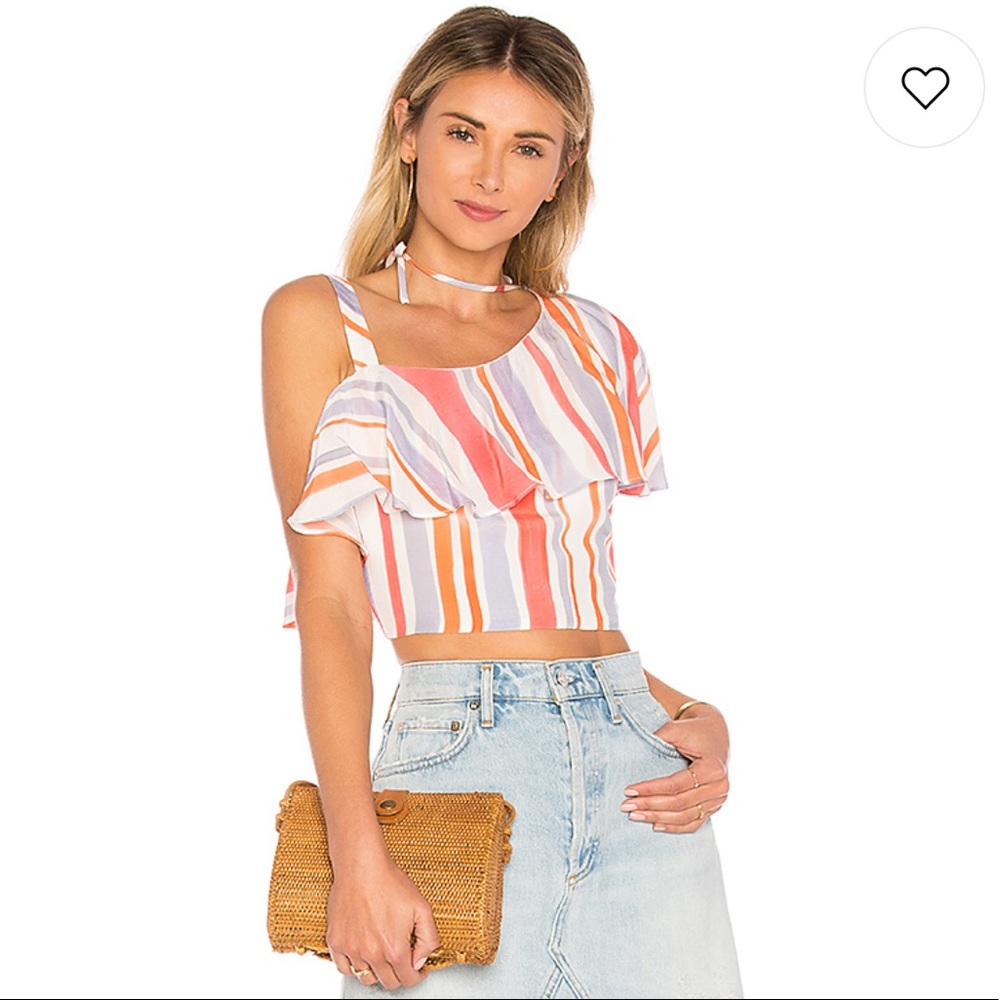 L’Academie Marina Top in Sunset Stripe